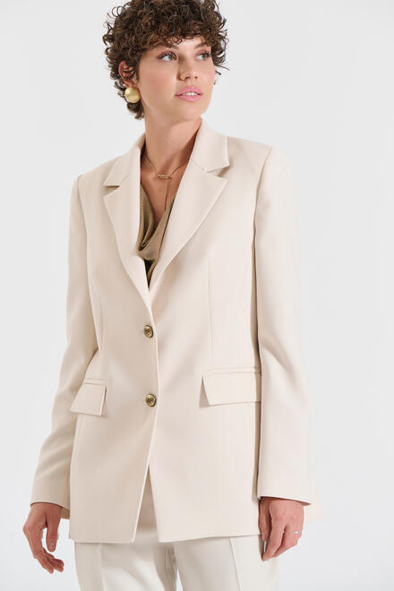 Straight-Line Blazer - Vanilla XXL