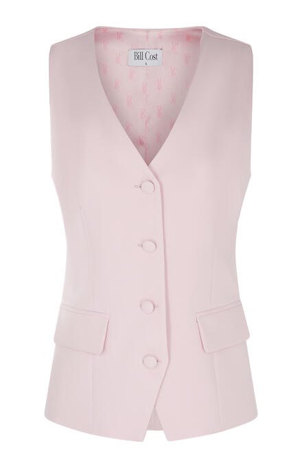 Vest with Buttons - Pink M