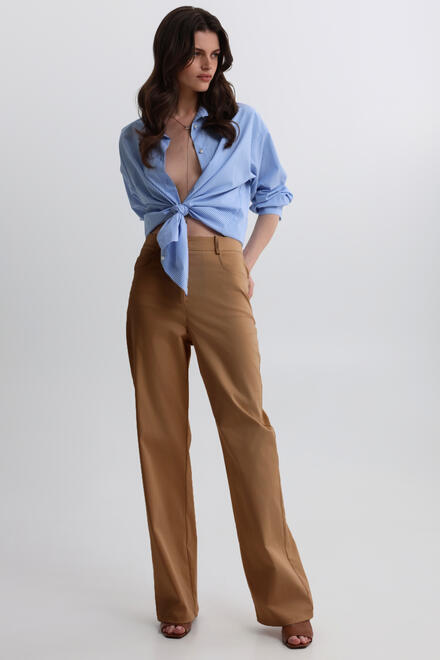 Straight Pants - Brown S