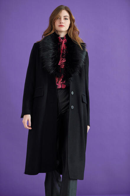 Long woolen coat - Black M