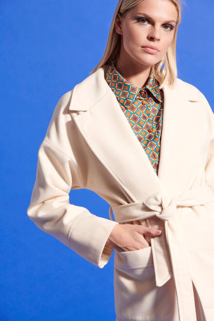 Open coat with belt - Off White S