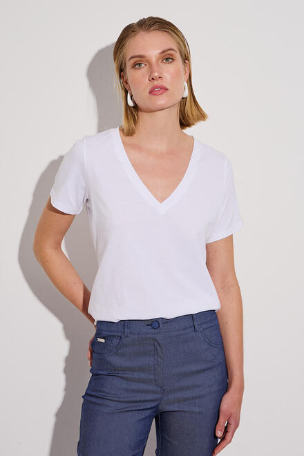 Cotton T-shirt - White S