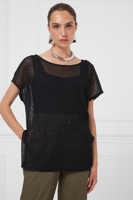 Knitted blouse - Black S/M