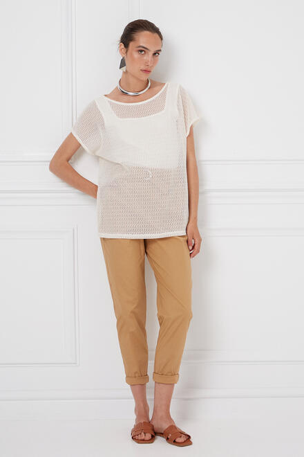 Knitted blouse - Off White M/L