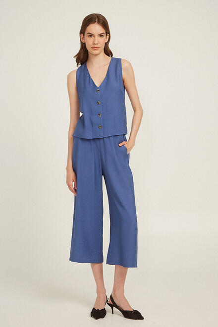 Blouse vest - LIGHT BLUE S