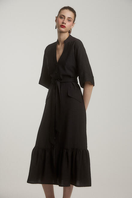 Dress with sleeves - Black S