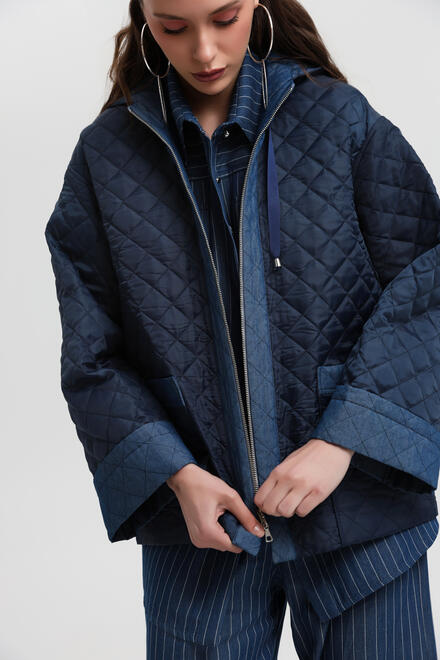 Quilted jacket - Blue S