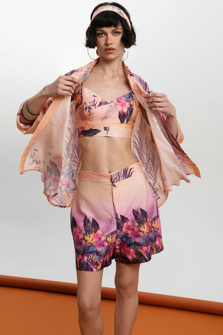 Top with Thin Straps ΕΖΖΕΑ - Salmon S