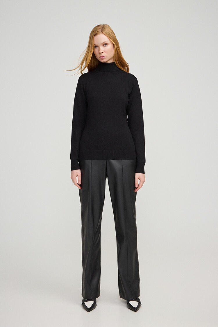 Leather pants. - Black S