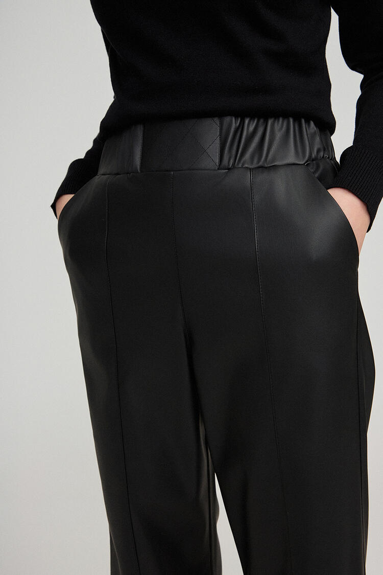 Leather pants. - Black S
