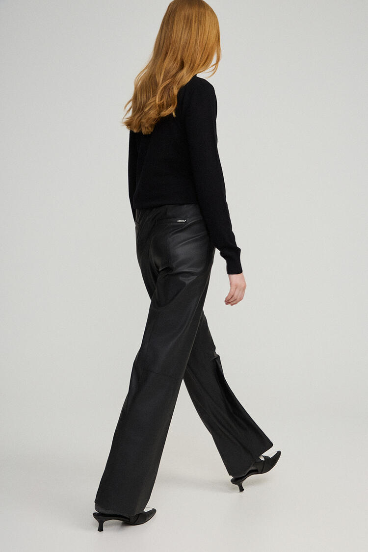 Leather pants. - Black S