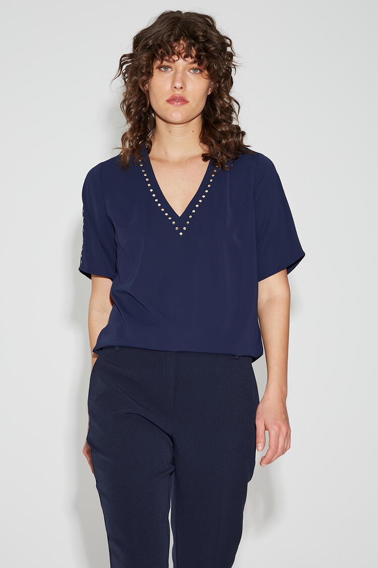 Blouse with trunks - Blue XL
