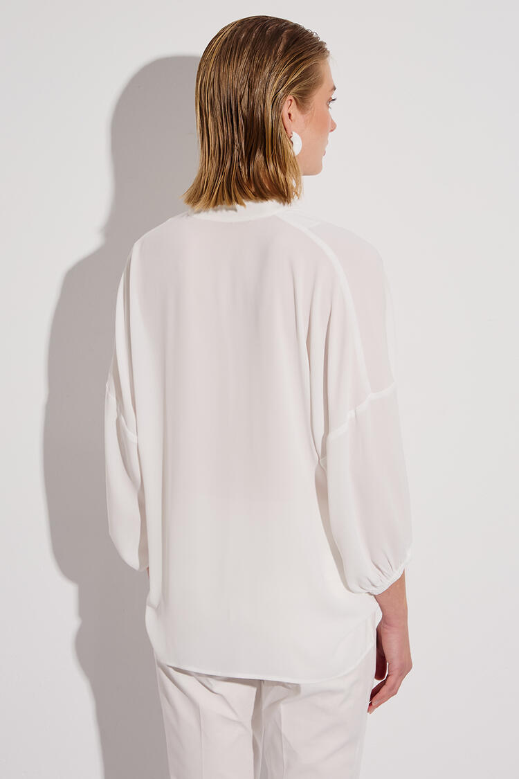 Cruise blouse with detachable chain - Off White S