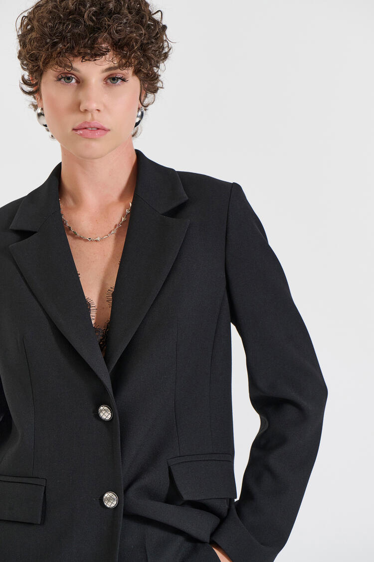 Straight-Line Blazer - Black XL