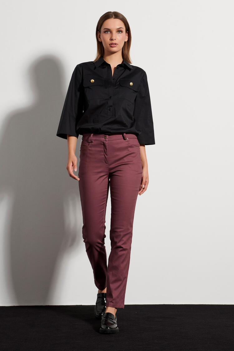 Pants in a straight line - Violet XXL