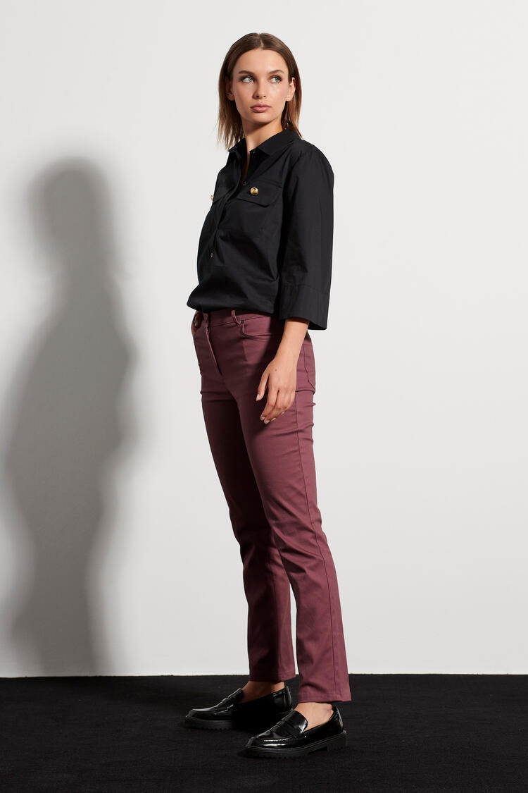 Pants in a straight line - Violet XXL