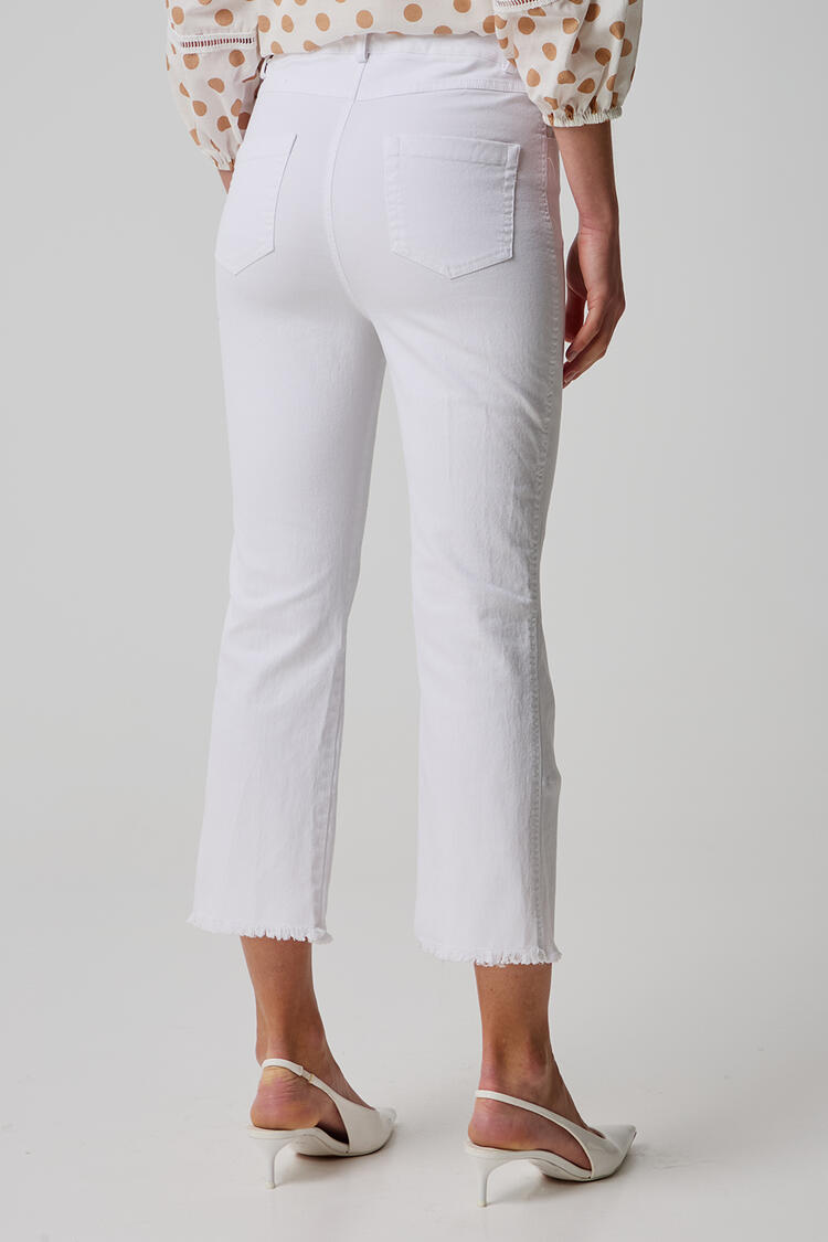 Flare pants - White S