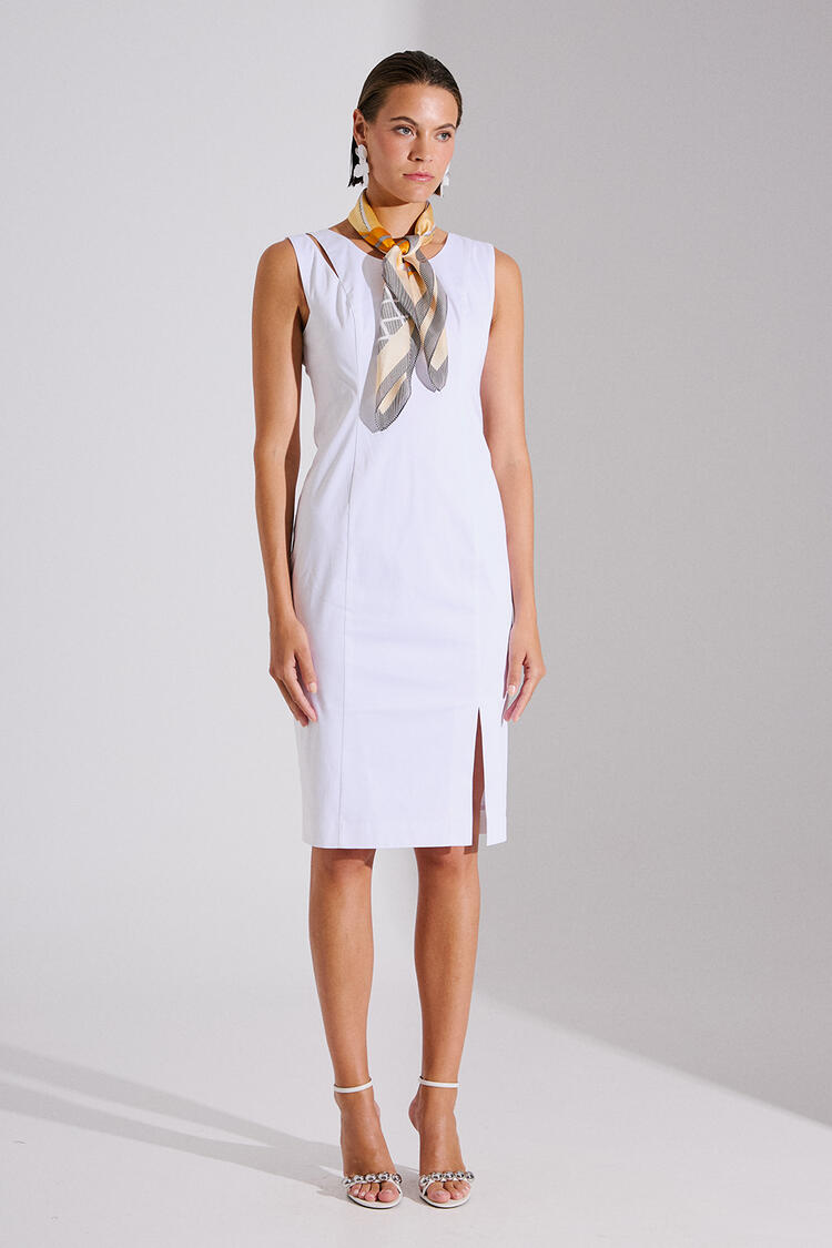 Fitted dress - White S