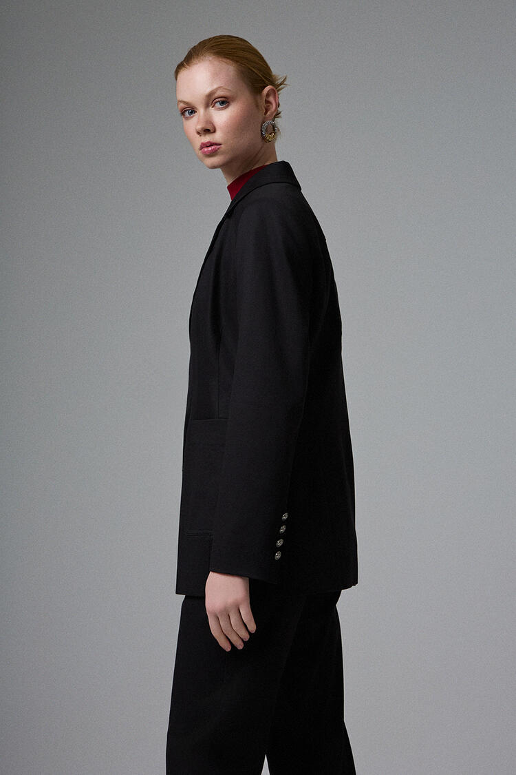 Cotton jacket - Black S