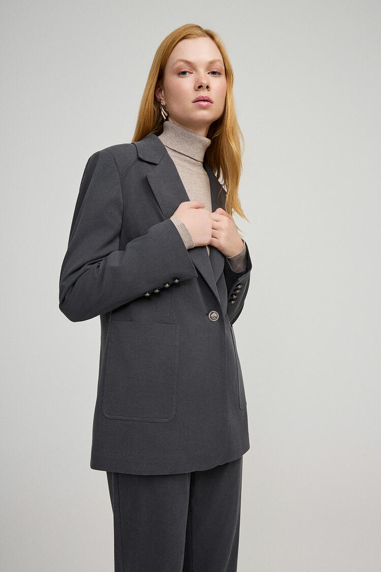 Cotton jacket - Grey S