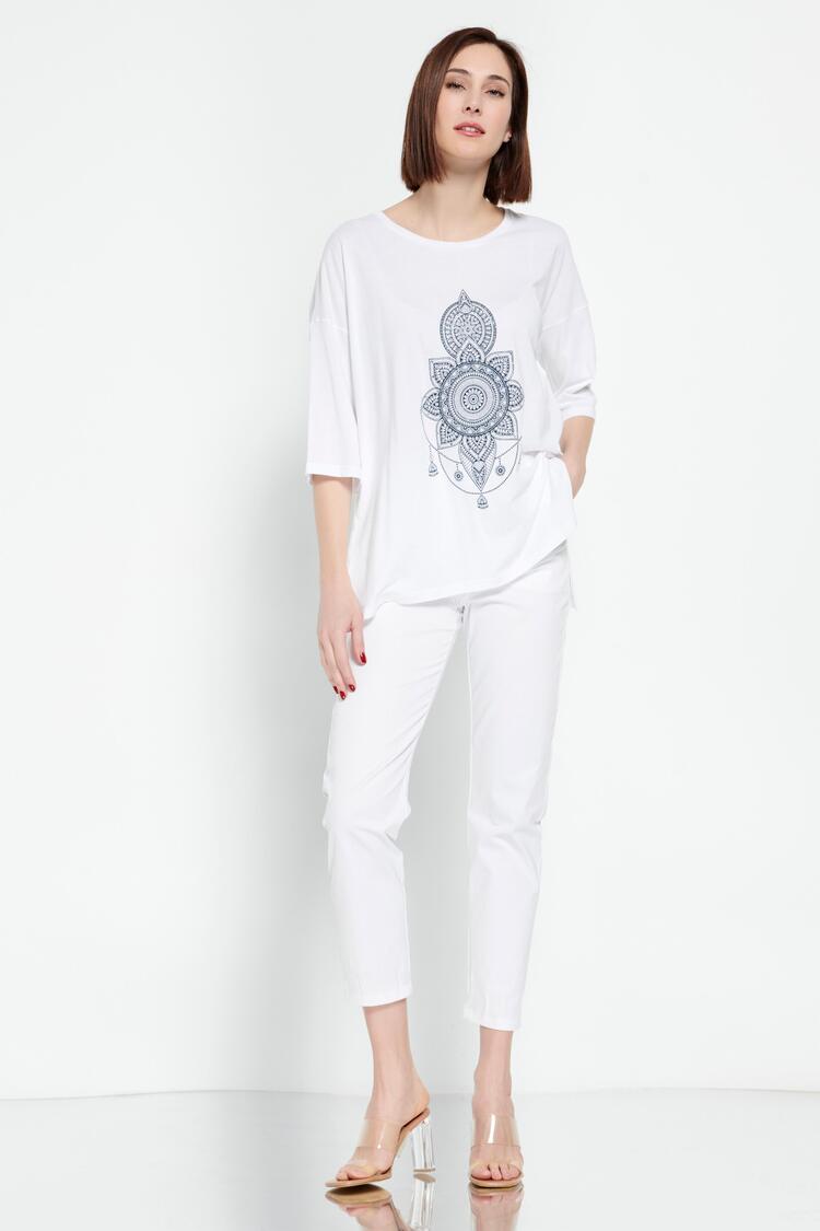 Organic cotton blouse - White S/M