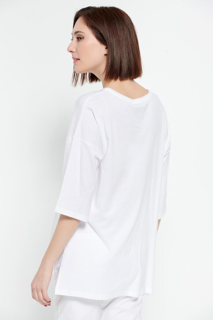 Organic cotton blouse - White S/M