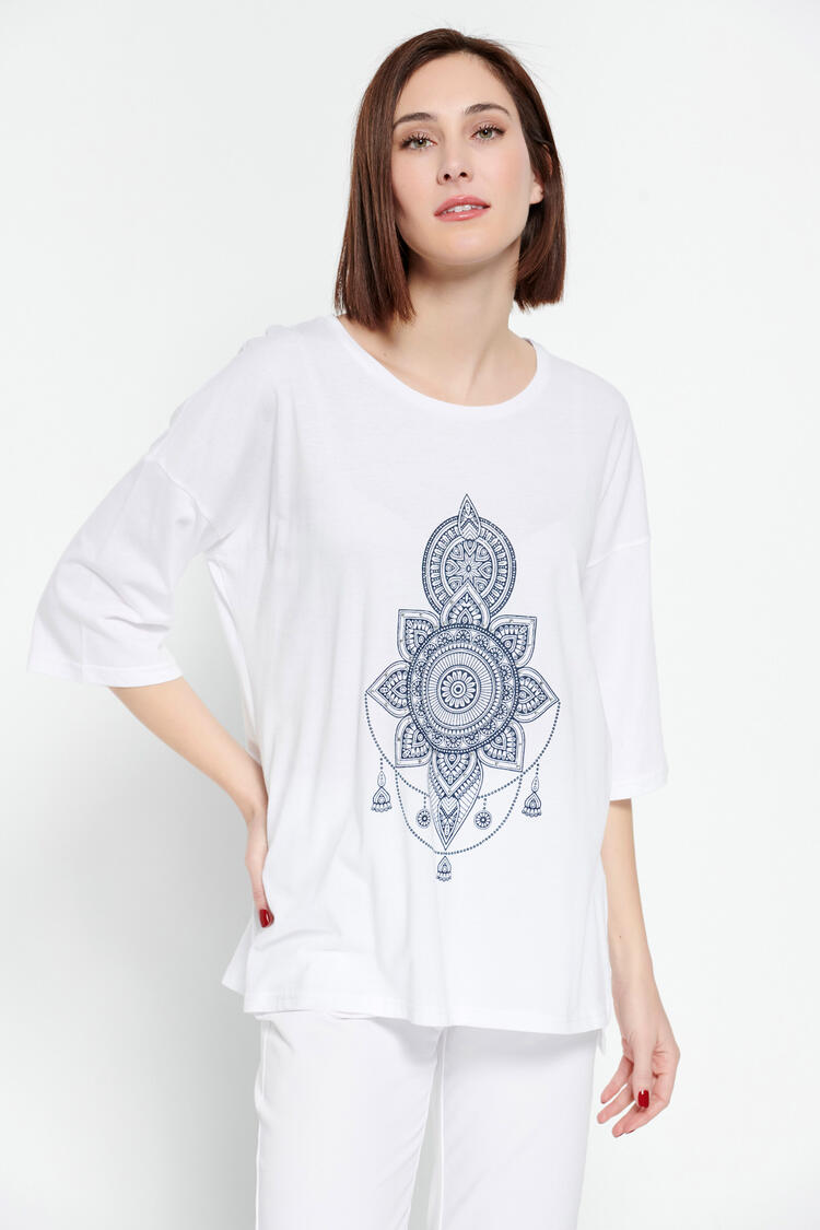 Organic cotton blouse - White S/M