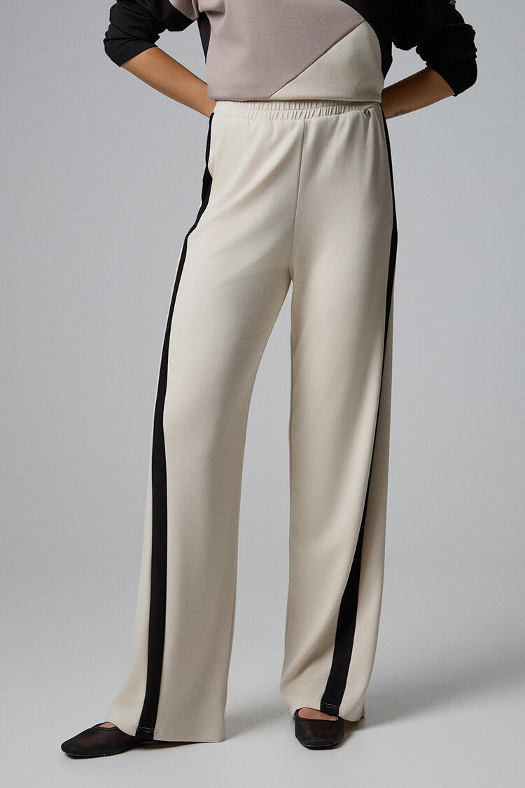 Sweatpants with elastic - Vanilla XL