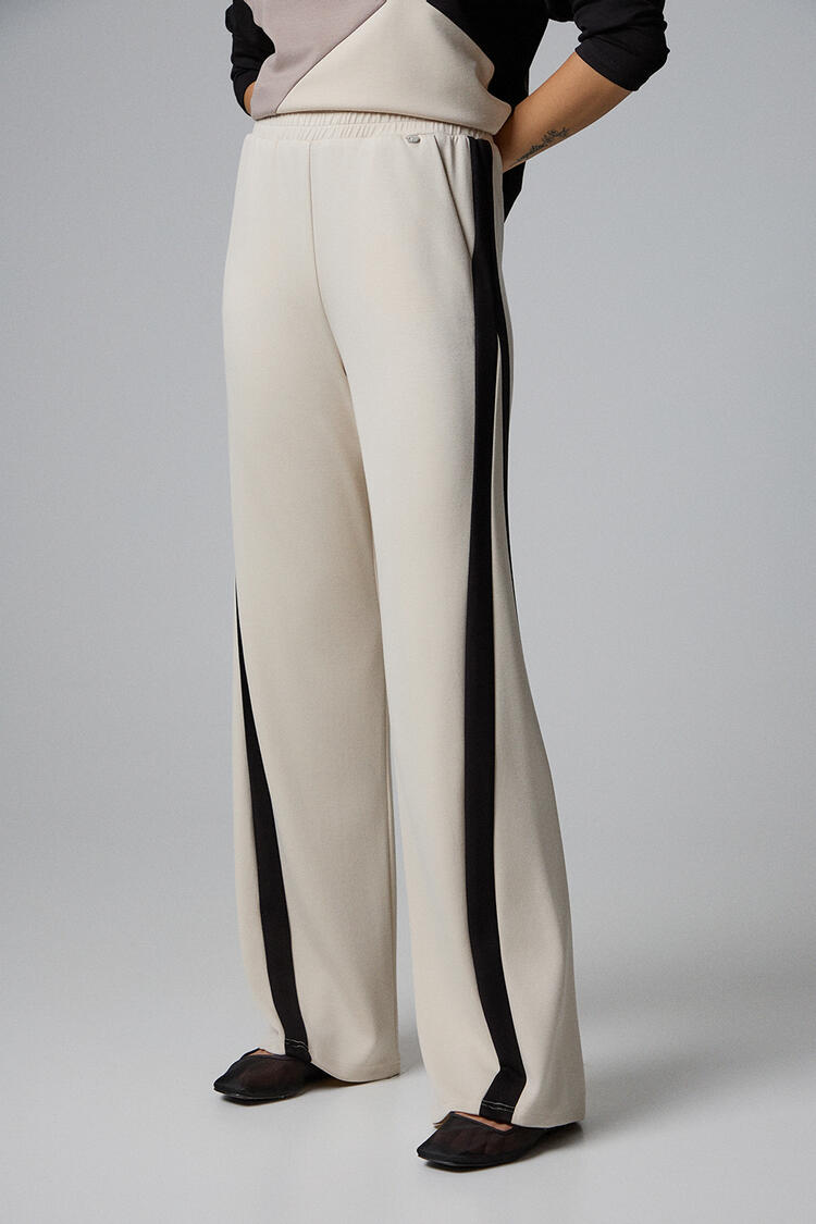 Sweatpants with elastic - Vanilla XL