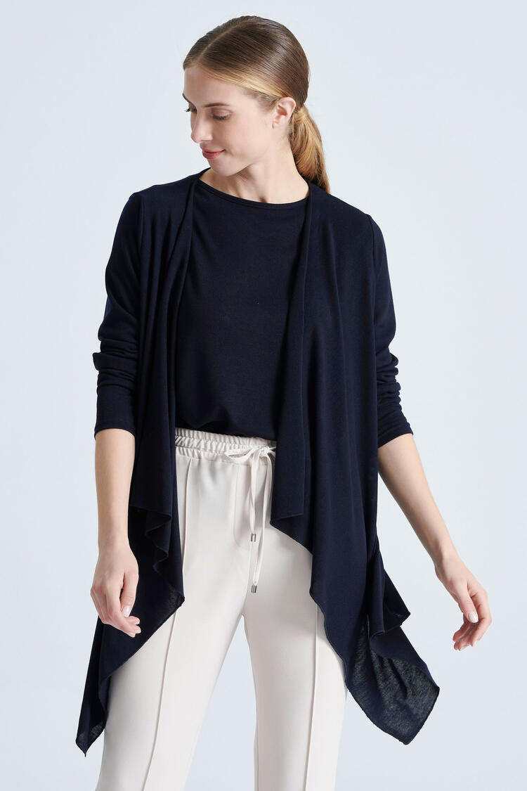 Knitted sweater - Blue S