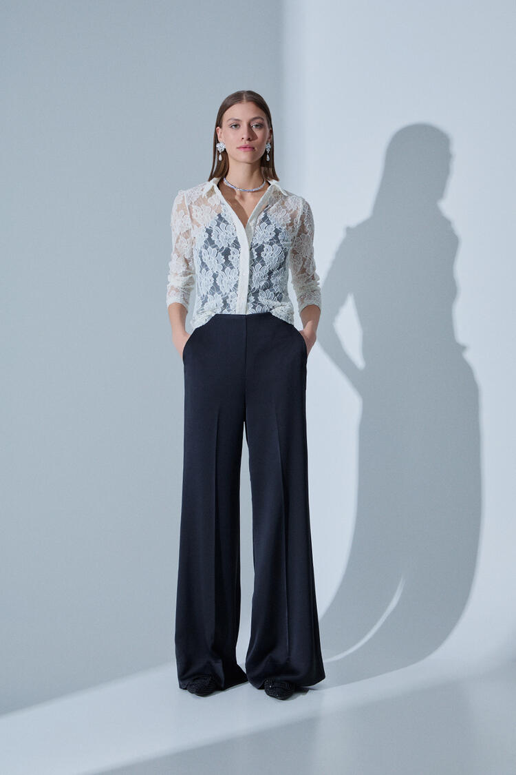 Lace shirt - Off White S