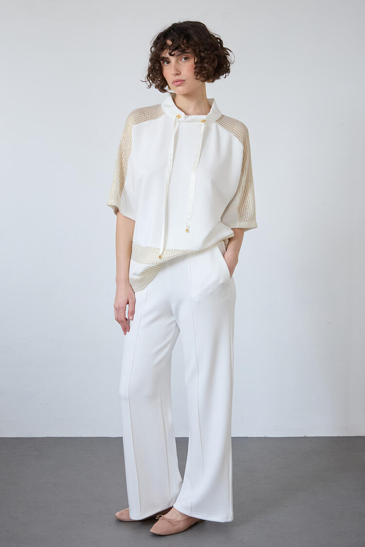 Wide leg form - Off White S/M