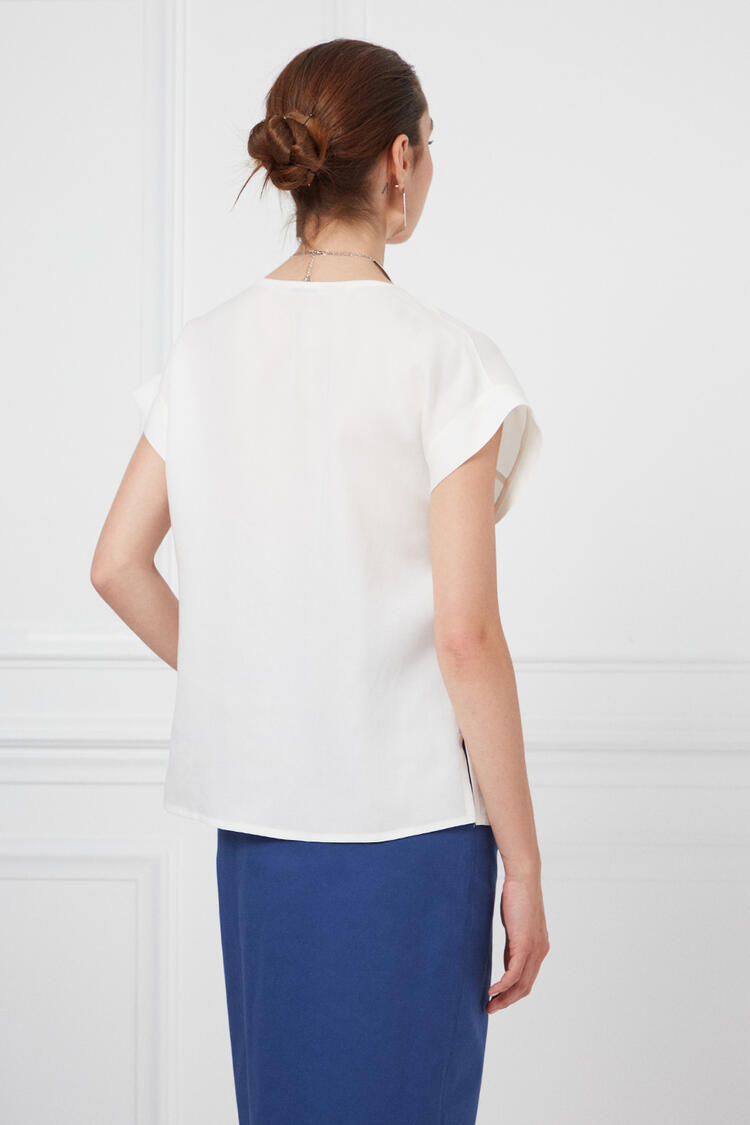 Linen shirt - Off White S
