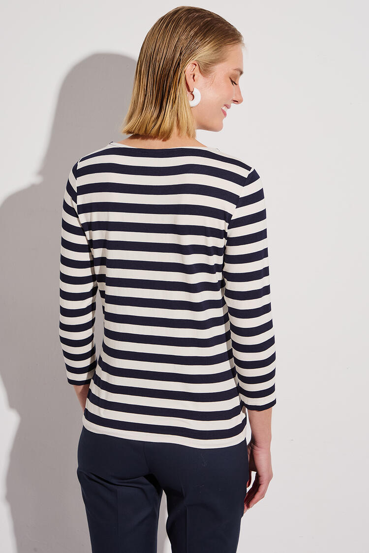 Striped blouse - Blue S