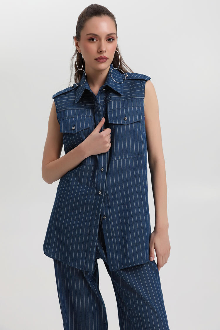 Denim shirt - Blue S
