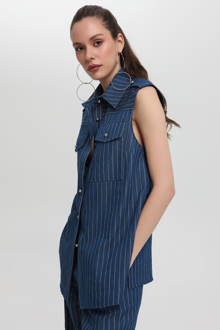 Denim shirt - Blue S