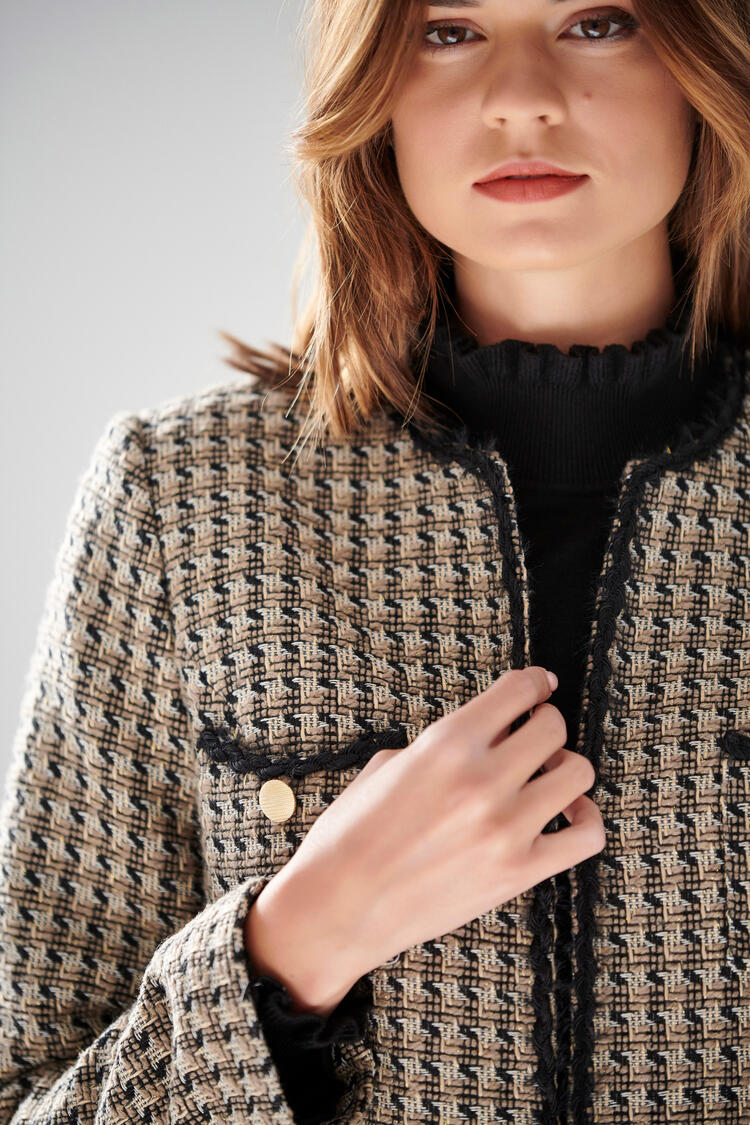 Curl jacket - Beige M