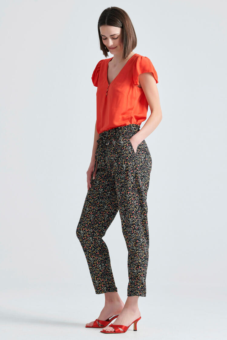 Printed pants - Black S