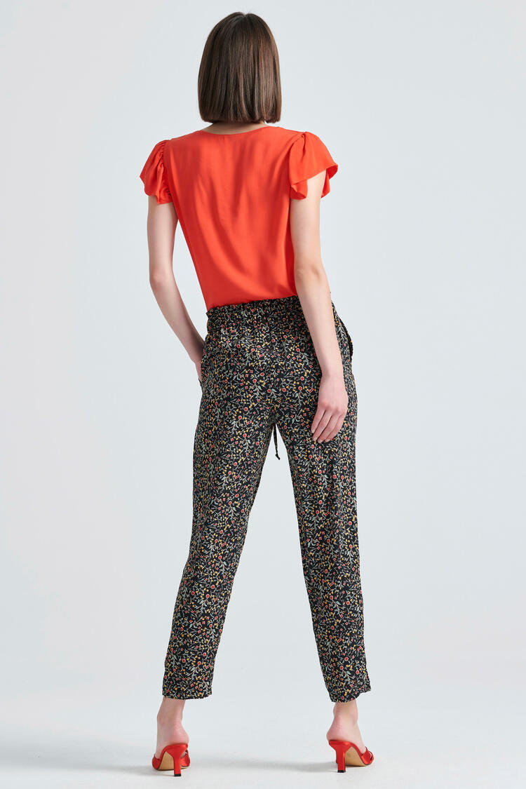 Printed pants - Black S