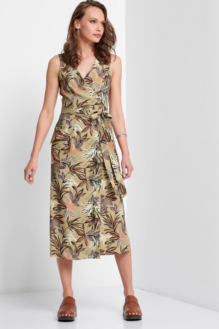 Floral print dress - Chaki S