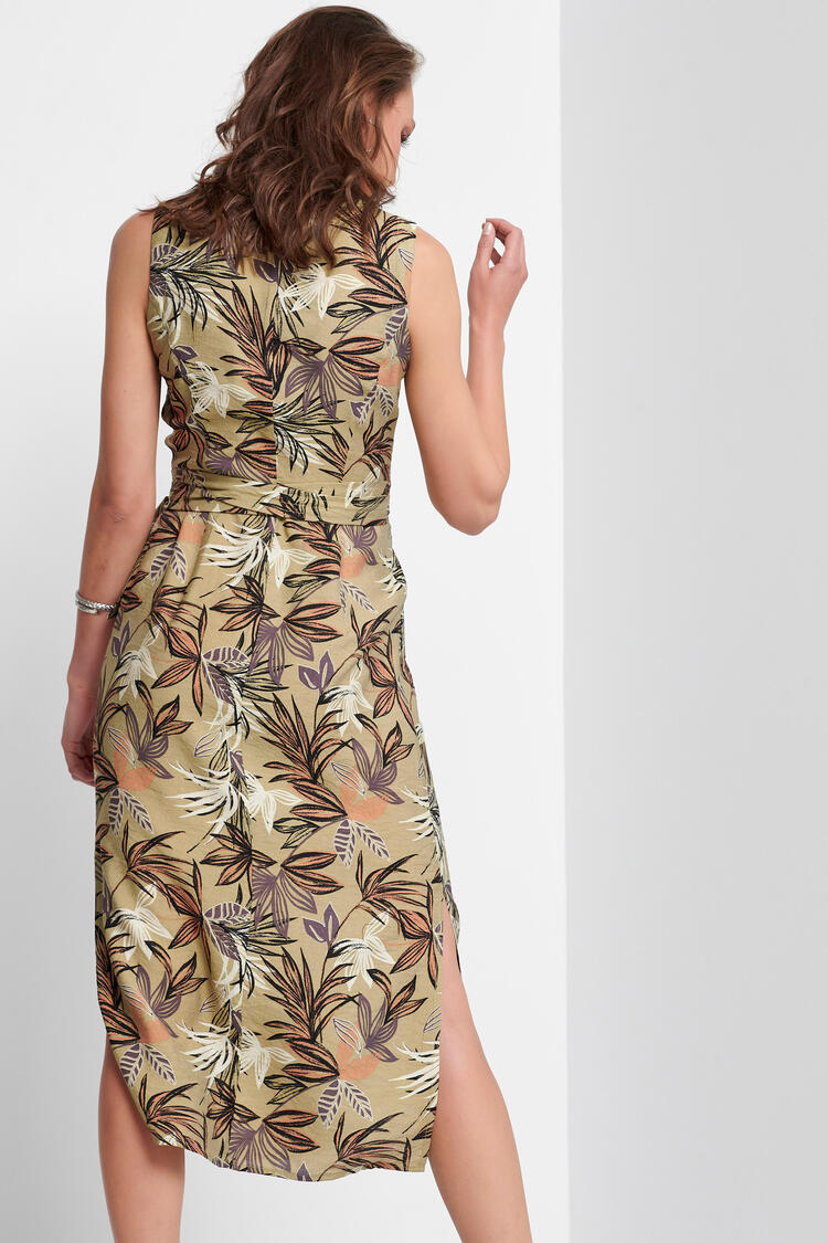 Floral print dress - Chaki S