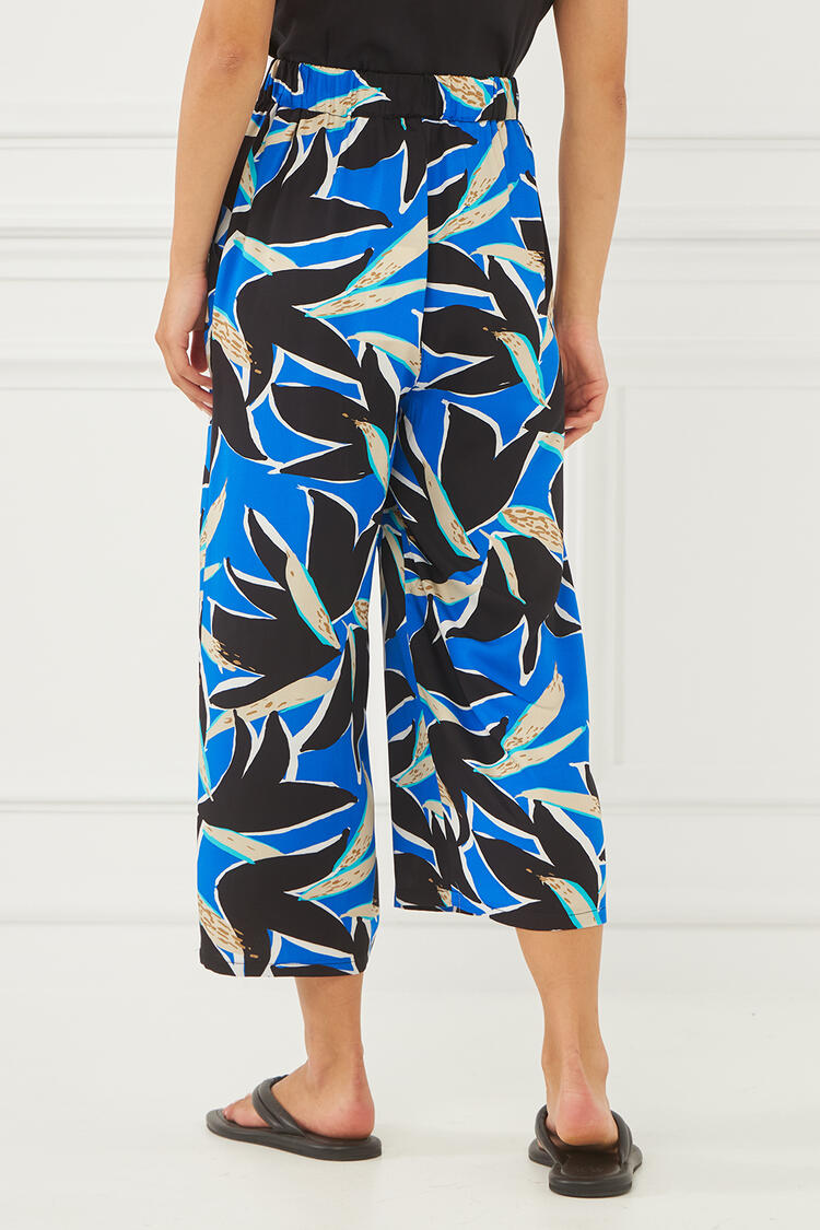 Printed pants - Electric Blue S