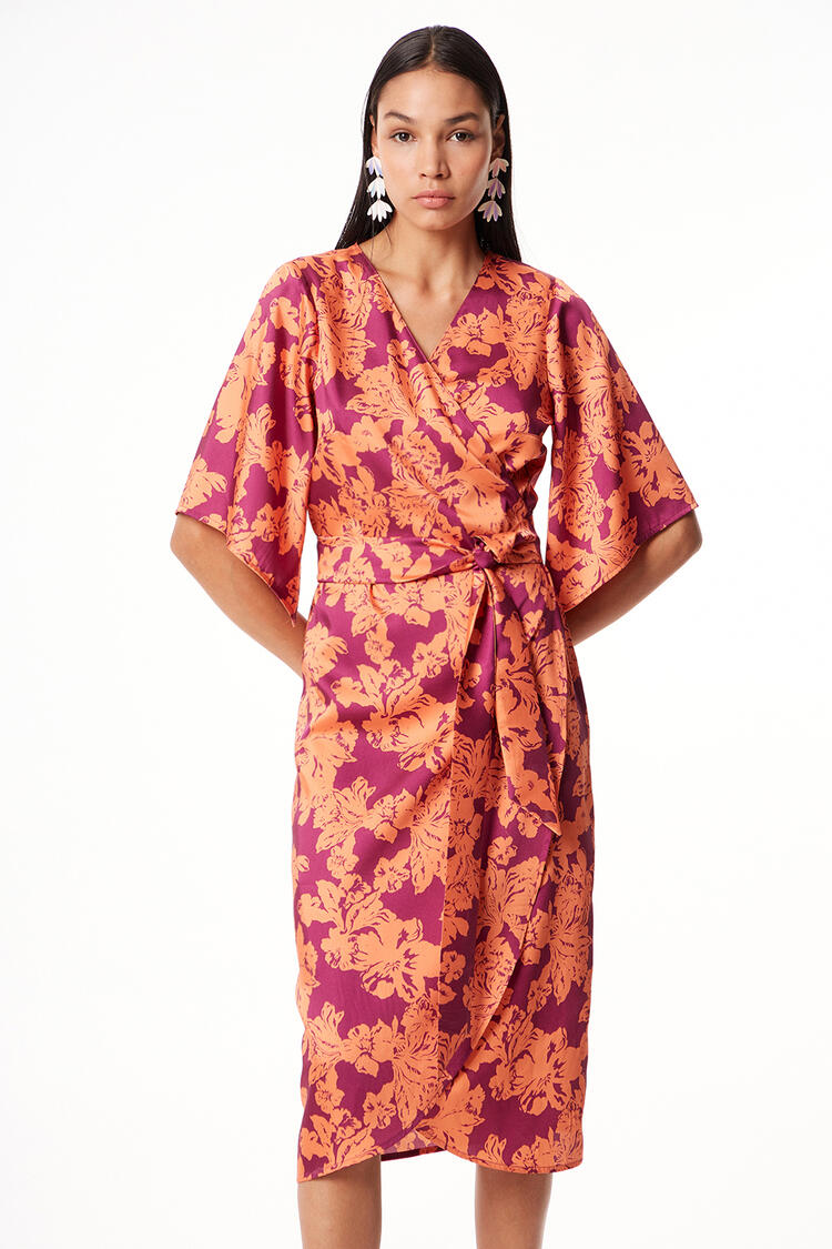 Satin crouse dress - Violet S