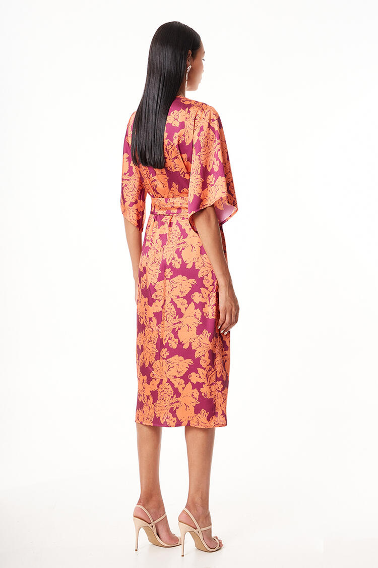 Satin crouse dress - Violet S