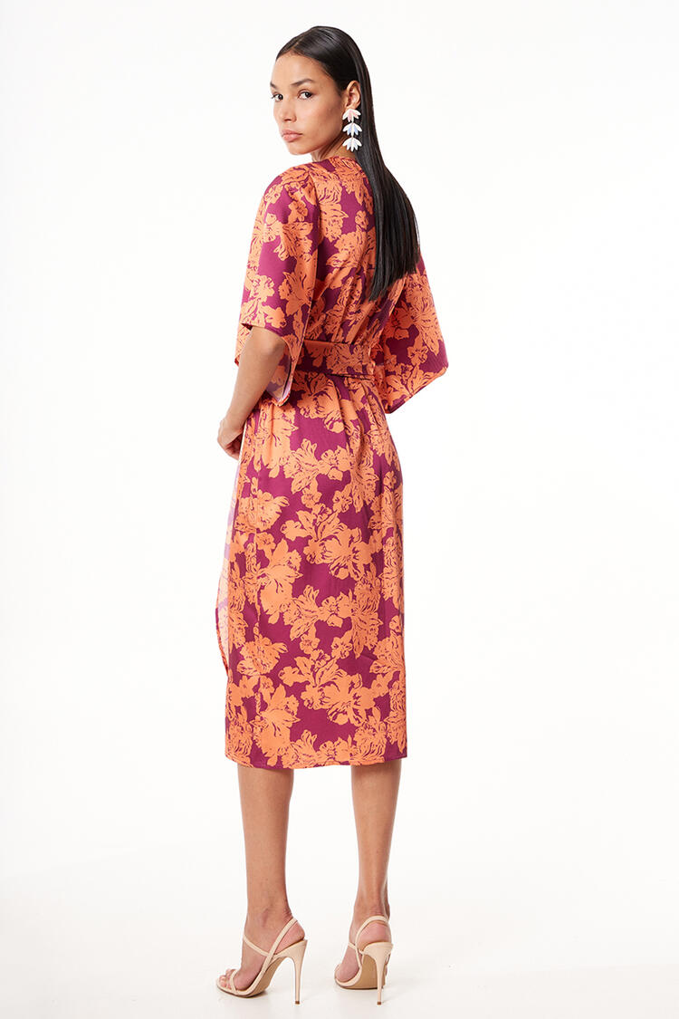 Satin crouse dress - Violet S