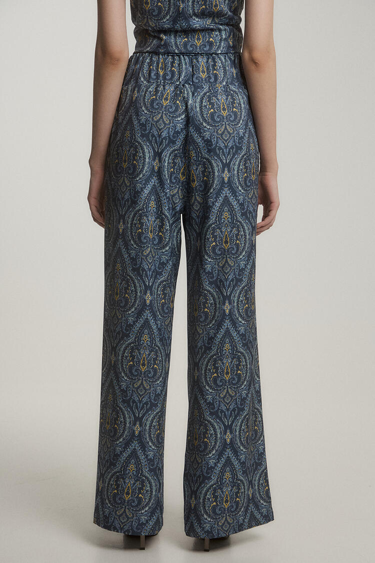 Printed pants - Blue S