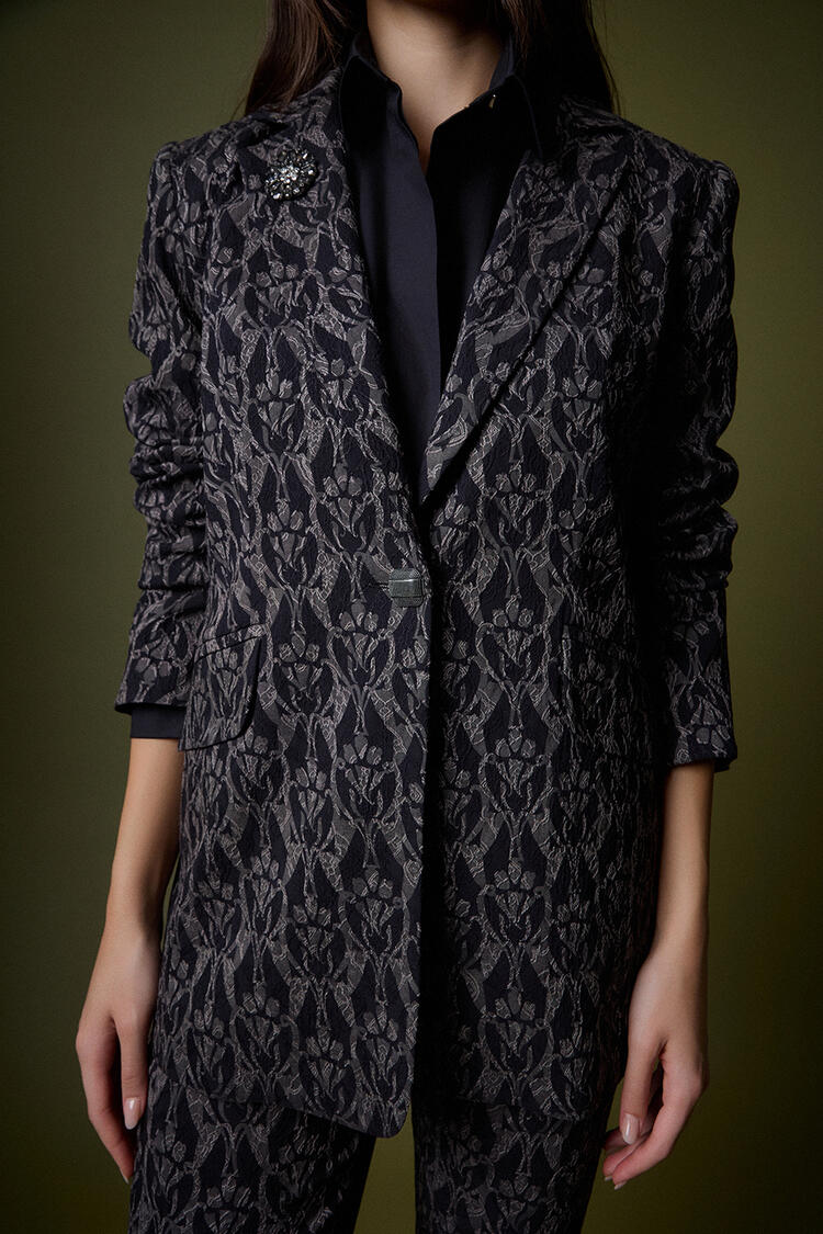 Brocade jacket - Black S