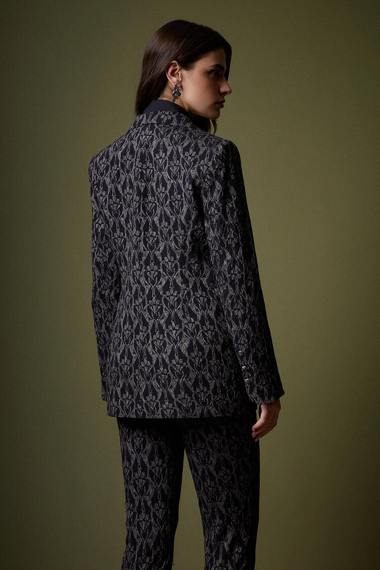 Brocade jacket - Black S