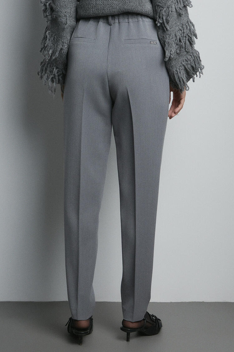 Pants with elastic - Grey S