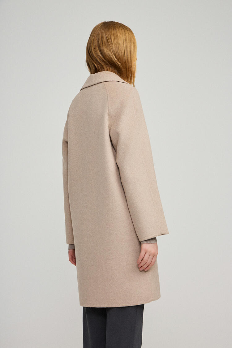 Coat oversized - Beige S